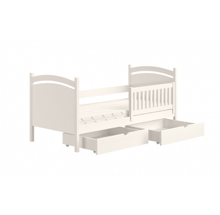 Postel dětská s tabulí na malování Amely - Barva Bílý, rozměr 80x180