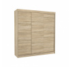 Šatní skříň posuvná MEGAN 200 Sonoma+Sonoma