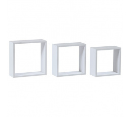 Polička, mdf, bílá, P-008 WT2