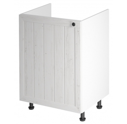 Kuchyňská dolní skřínka PROWANSJA D60Z - Levá, Bílá/Borovice Andersen