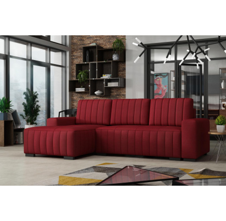 Rohová sedací souprava Hakim L - falcone35/červená Rohová sedací souprava Hakim L - falcone35/červená