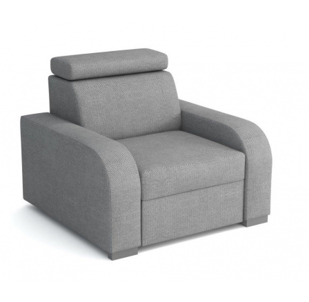 Křeslo NORWAY, Světle šedá