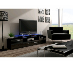 TV komoda EVORA BLACK - černá