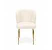 Jídelní židle K474, Krémová/Zlatá