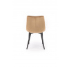 Jídelní židle K580, Béžový Velvet/Černá