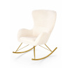 Houpací křeslo LIBERTO, krémové
