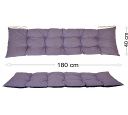 Podsedák 180x40 fialový melír