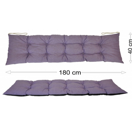 Podsedák 180x40 fialový melír