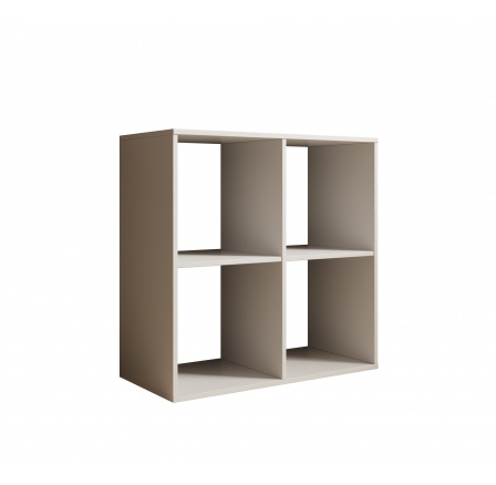 Regál Lenti 2x2 Bílá+Bílá Regál Lenti 2x2 Bílá+Bílá