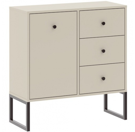 Komoda LINEA 1D3S, Kašmír/Černá