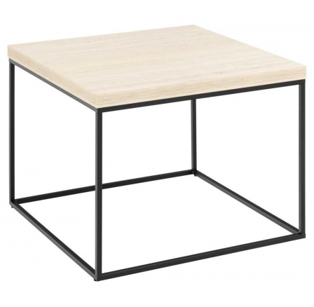 Stolek Barossa 60x60cm béžový travertin