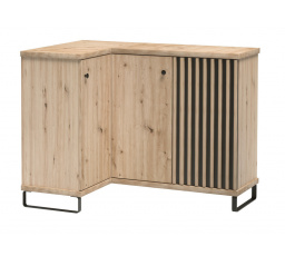 Komoda CALI C-12, Artisan/Černý mat UNI