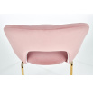 Jídelní židle K385, Světle růžová/Zlatá