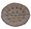 Polstr deluxe na křeslo papasan 110 cm - šedý melír