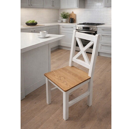 Jídelní židle Cross Bílá Buk