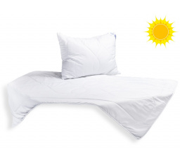 Letní SET Luxus Plus, přikrývka 140x200cm 450g + polštář 70x90cm 900g UNICO® zip