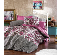 Saténový povlak na polštář Loran pink 40x40