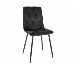 Jídelní židle TOM VELVET, černý Bluvel 19/černý mat