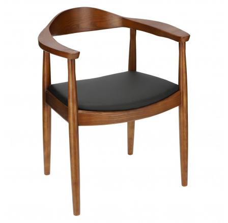 Křeslo President tmavě hnědé