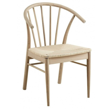 Křeslo s područkami Cassandra přírodní