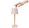 Růžová dotyková LED lampička Blanca