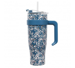 Termohrnek Miami Floral modrý