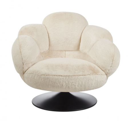Otočná relaxační křeslo tk. futerková béžový FR8-FXJG