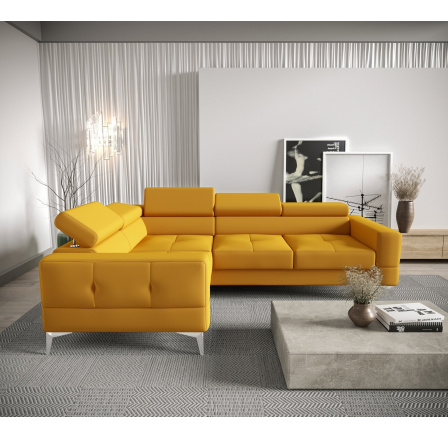 Rohová sedací souprava TOSCANIA 250x180 - volitelný odstín , levá
