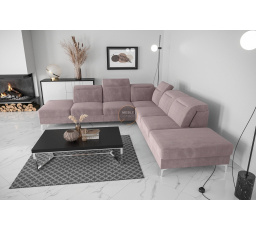 Rohová sedací souprava OSLO MAX 295x295 - pravá, odstíny fialové