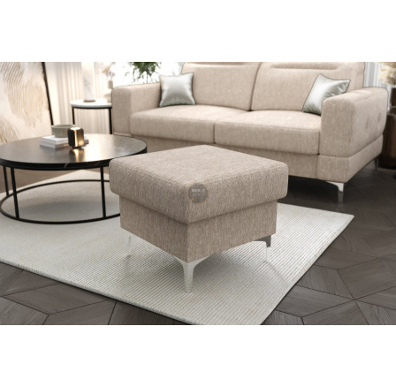 Taburet s úložným prostorem MALIBU 55x55 cm - volitelný odstín Taburet s úložným prostorem MALIBU 55x55 cm - volitelný odstín