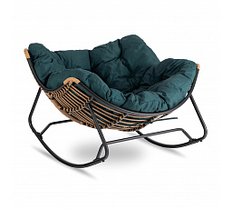 Houpací křeslo ELTON Zelené