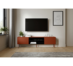TV komoda RAFAEL 200 EF, Brick Red