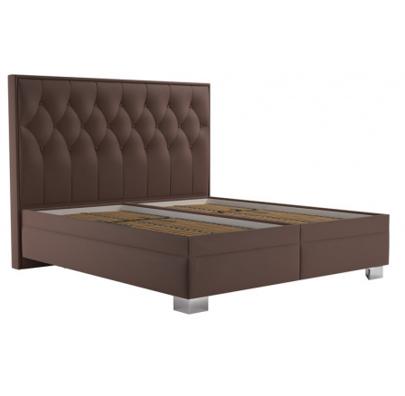 Postel Kristin 180x200, tmavě hnědá
