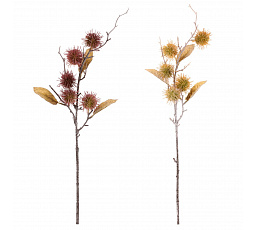 Kaštan - umělá větev, mix barev, cena za 1 ks