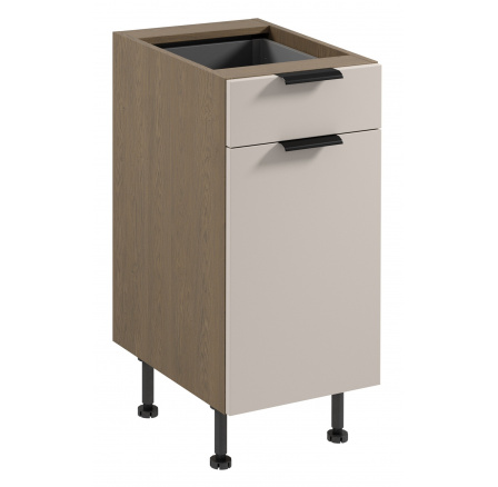 Dolní skřínka SORENTO D40S1 (P/L) - Baltic Storm/Béžová