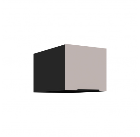 Horní skřínka ARONA - 40 NAGU-36 1F, Černá mat/Kašmír