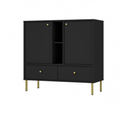 Komoda Tomila 825/2, černý grafit