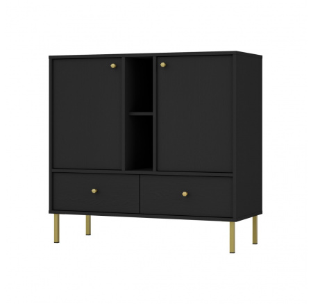 Komoda Tomila 825/2, černý grafit