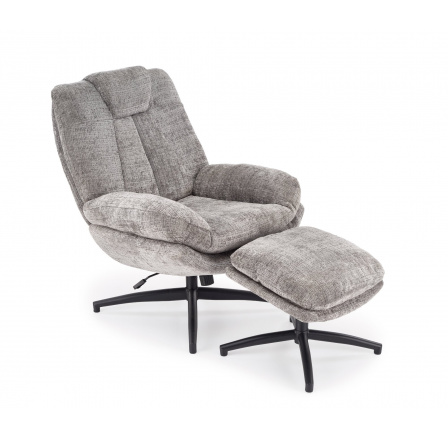 DECLAN křeslo relaxační, popelavé (1p=1ks) DECLAN křeslo relaxační, popelavé (1p=1ks)