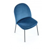 Jídelní židle K443, modrý Velvet