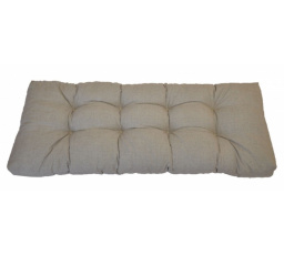 Opěradlový polstr na paletu 120x50 tmavě béžový melír