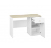 Psací stůl Elmo 18, Bílá Alpská/Buk Fiord