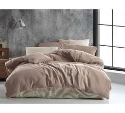 Mušelínové povlečení 140x220, 70x90 cm béžové