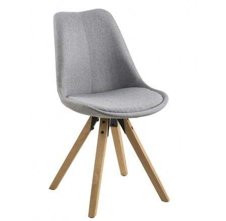 Židle Dima světle šedá