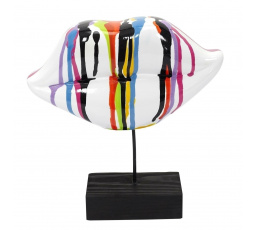 Dekorace Rty bílé/barevné