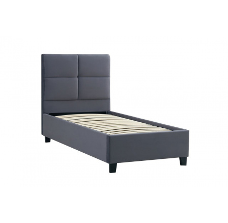 Čalouněná postel 90x200 šedá LT2-FXJG
