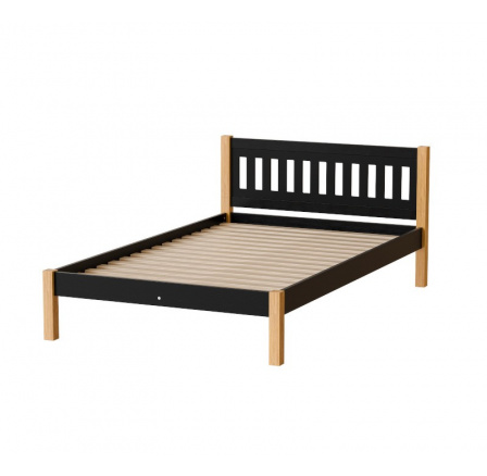 Postel "GAJA" - Barva korpusu: černá/přírodní dub
