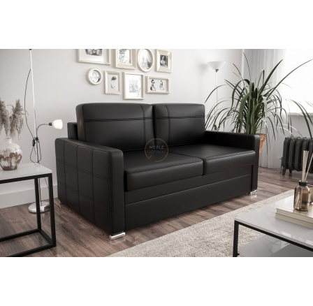 Sofa AVANTI II 147 cm - černá eko kůže Sofa AVANTI II 147 cm - černá eko kůže