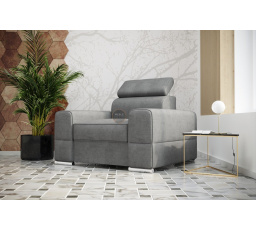 Křeslo ROYAL 114 cm - šedá