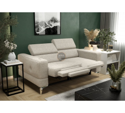 Sofa TOSCANIA II , relax 185 cm - šedá